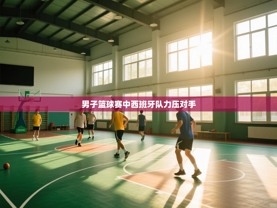 男子篮球赛中西班牙队力压对手  第1张